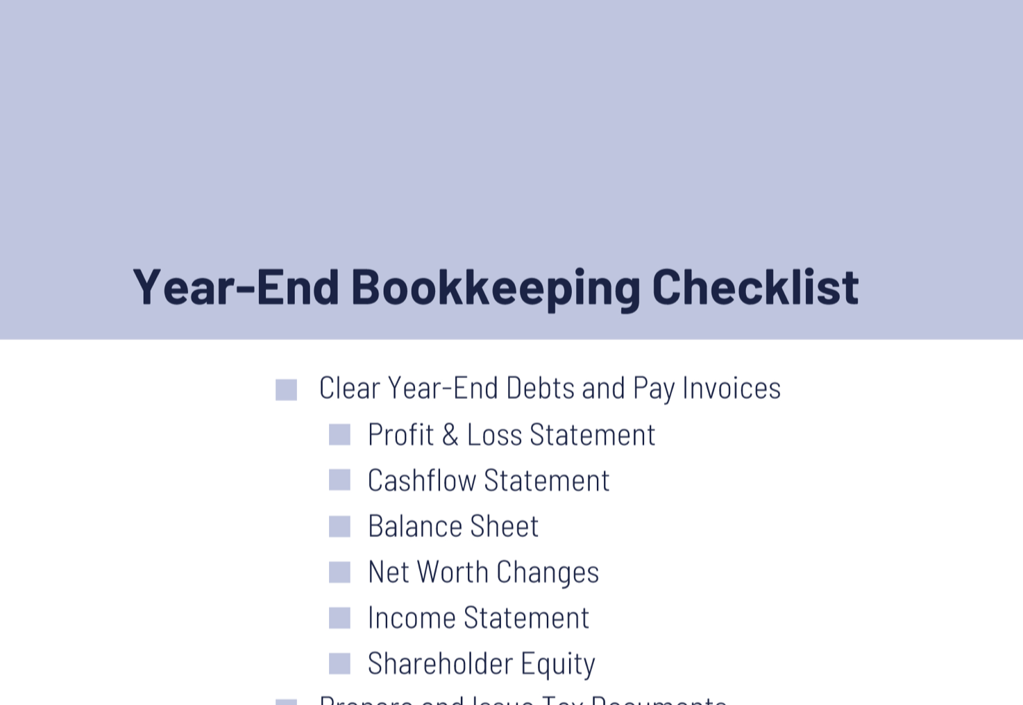 Year End Bookkeeping Checklist Akif Cpa