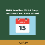 FBAR Deadline 2021