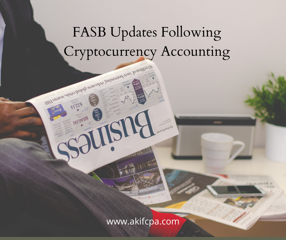 FASB Updates Following Cryptocurrency Accounting
