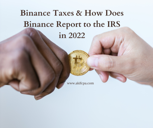 does binance report to the irs