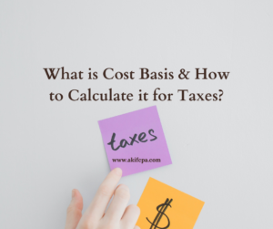 What is Cost Basis & How to Calculate it for Taxes