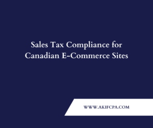 Sales Tax Compliance for Canadian E-Commerce Sites