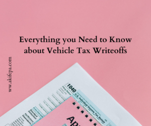 Everything you Need to Know about Vehicle Tax Writeoffs