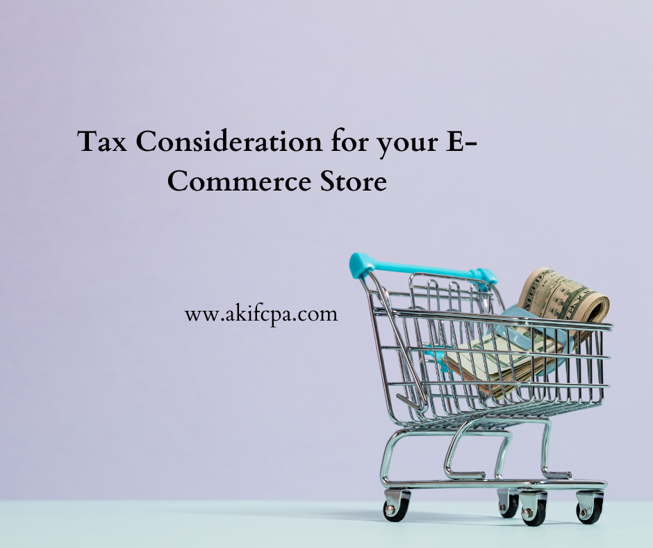 Tax Consideration for your E-Commerce Store