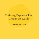 Training Expenses Tax Credits US Guide