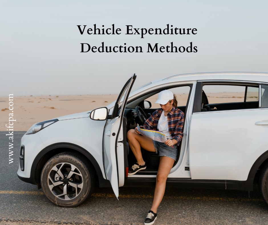 Vehicle Expenditure Deduction Methods