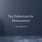 Tax Deductions for Homeowners