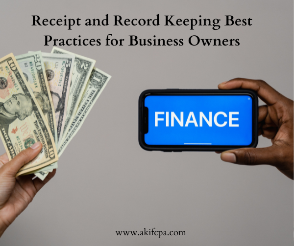 Receipt and Record Keeping Best Practices for Business Owners